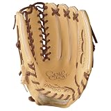 Rawlings All-Leather Baseball Camel/Dark Brown Accents Gold Glove - LH