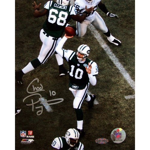 Steiner Sports NFL New York Jets Chad Pennington Overhead Pass 8x10 Photograph