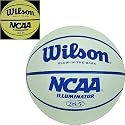 Wilson NCAA Illuminator Glow in the Dark Basketball, Green