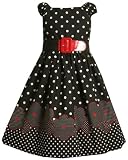 Bonnie Jean  Girls 7-16 Daisy Border Print Dress