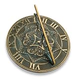 Rome RM2311 Brass Gothic Sundial