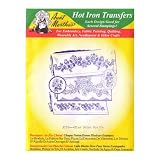 51J0jUxVErL. SL160  Aunt Marthas iron on transfers envelope for embroidery fabric painting quilting wearable art needlepoint & other crafts blue onion motifs 3759