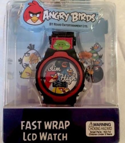 Angry Birds LCD with Velcro Strap Watch Collection