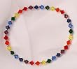Chakra Bracelet - Swarovski Crystal and Sterling Silver
