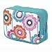 Wet/Dry Double Zip Cosmetic Bag - Crazy Daisy by Room It Up