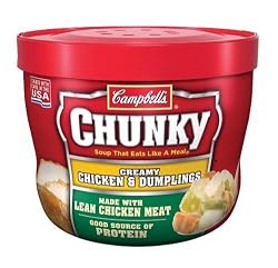 Campbell's Chunky Chicken & Dumpling, 15.25-Ounce Microwavable Containers (Pack of 8)