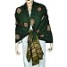 Folk Shawls Tie Dye Print Wool Accessories 80 x 35 inches