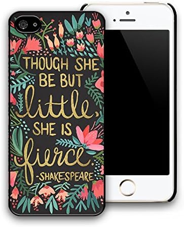 PETREL Little & Fierce on Charcoal Plastic Hard Case Cover Skin for iPhone 5/5s iPhone 5 iPhone 5s