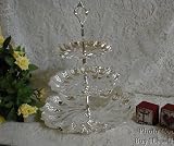 Tidbit Wedding Holiday Silver 3 Tier Serving Tray