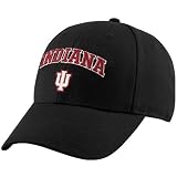 Indiana Hoosiers Black Classic Structured Adjustable Hat
