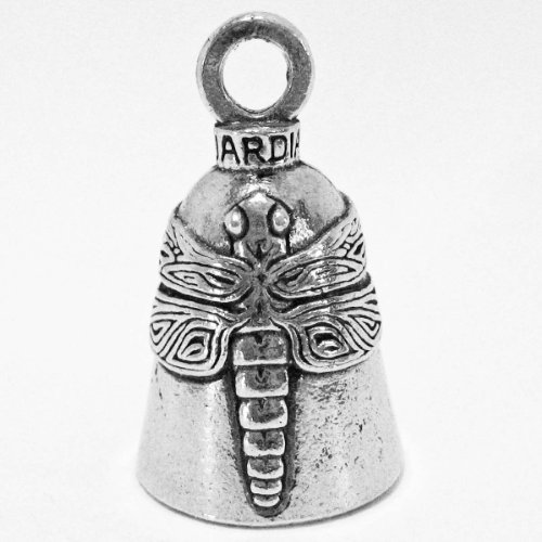 Guardian® Dragonfly Motorcycle Biker Luck Gremlin Riding Bell or Key Ring Tall Size