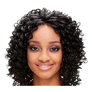 JANET Lace Front Wig ECHO-Color#1-Jet Black