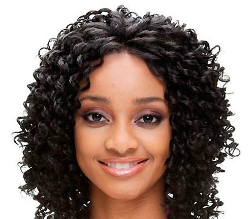JANET Lace Front Wig ECHO-Color#1-Jet Black