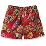 Outside Baby Quick Dry Skort, Red Flower, 9-18 Months