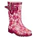 Kids' Dots Sport Rain Boots - Light Berry Image