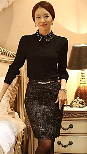 シフォン ブラウス 長袖 Ｔシャツ レース チュニック シャツ シャツブラウス セクシー フレア 大きいサイズ 花柄 マキシワンピース ロング レース エレガンス 美脚  デート パーティ 冬物 秋物 可愛いスカーフ付き R127