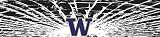Washington Huskies Shattered Auto Visor Decal