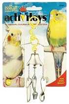 JW Pet Insight Activitoy Fork-Knife And Spoon Bird Toy -- 1 Toy