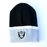 Urban Boundaries - Oakland Raiders Ribbed Cuffed Knit Hat - Youth Size