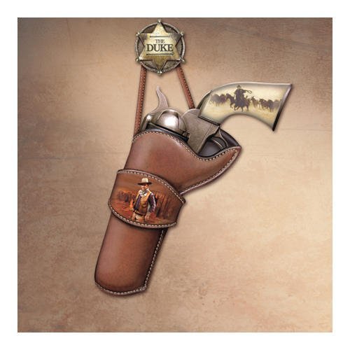 John Wayne: Straight Shooter Replica Pistol Wall 