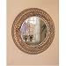 45" Bronze Gold Finish Frame Round Beveled Wall Mirror By Coaster Furniture