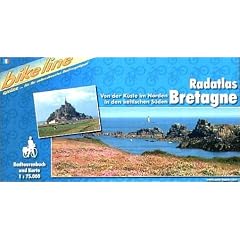 Bretagne Radatlas: Von der K�ste im Norden in den keltischen S�den. Ein original bikeline-Radtourenbuch