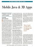 Mobile Java and 3D Apps: Dr. Dobb's Journal's How-To Series