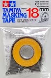 タミヤ マスキングテープ ケース付き 18mm タミヤ クラフトツール メイクアップ材 塗装用アイテム 87032 塗装の塗りわけに欠かせないマスキングテープ。