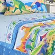 Dinosaurland Queen Size Cotton Bedding Set by Olive Kids
