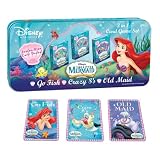 Little Mermaid 3-in-1 Card Game Set with Tin
