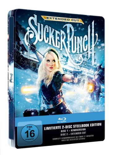 Sucker Punch (limitiertes Steelbook, exklusiv bei Amazon.de, inkl. Kinofassung, Extended Cut und Digital Copy) (2 Discs)  [Blu-ray]