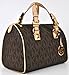 Michael Kors Grayson Medium Satchel Signature Brown PVC