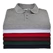 Boys' Uniform Long-Sleeve Piqu&eacute; Polo