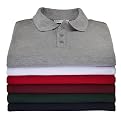 Boys' Uniform Long-Sleeve Piqu&eacute; Polo