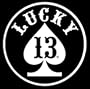 Lucky 13 Die Cutz - White Decal