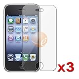 AT&T iPhone 3G 3GS Mirrored Screen Protector - 3 Pack