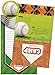 iscream Pack of 8 Fold-over Ready to Send Note Cards - Baseball Camp