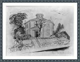 Historic Print (XL): Old San Francisco, 1946. Octagonal house - Lough & Union Sts - built 1864