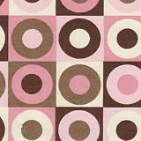 Tickled Pink Fabric by the Yard: Large Circle Glenna Jean