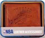 Oklahoma City Thunder Embossed Leather Trifold Wallet