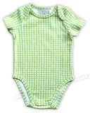 Lime Check Onesie