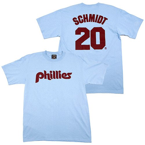 Mike Schmidt Phillies Blue MLB Player T-Shirt
