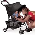 RayshadeÂ® Uv Protective Stroller Shade Improves Sun Protection For Strollers, Joggers And Prams Black