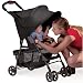 RayShade� UV Protective Stroller Shade Improves Sun Protection for Strollers, Joggers and Prams Black