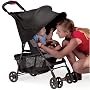 RayShade� UV Protective Stroller Shade Improves Sun Protection for Strollers, Joggers and Prams Black