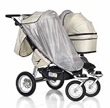 Trends For Kids Single Seat Sun Cover for Twinner Twist Duo - Tan