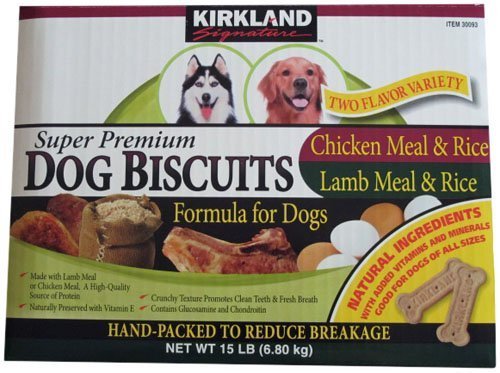 kirkland dog biscuits ingredients
