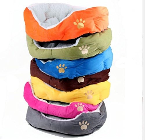 25.6" X 21.7" X8.7" Soft Comfortable Rectangular Dog Pet Bed Cat Cushion Warm (Green)