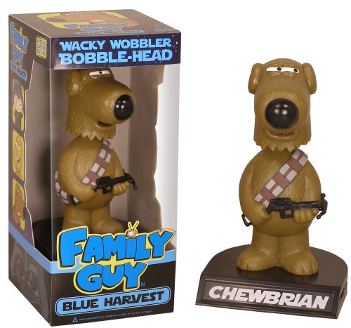 Childrens Toyshop  Toys : ChewBrian Bobble-head Blue Harvest