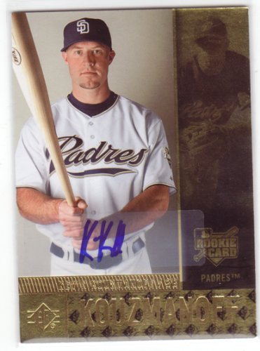 2007 Upper Deck SP Rookie Edition Autographs #122 Kevin Kouzmanoff (RC - Rookie) - San Diego Padres (Rookie Card Parallel - Autographed)